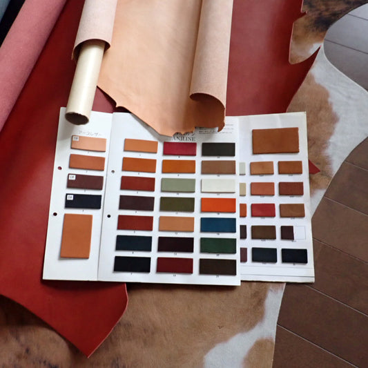 About Leather color <br>革の色について