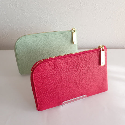 L字ファスナー財布 ”プティ” プレーン