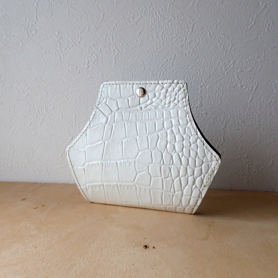 Leather mask case (hexagon)