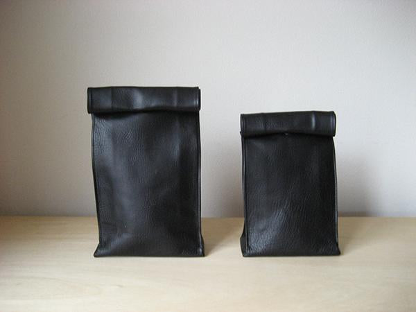 Leather Bag "Sack" Like A Paper Bag