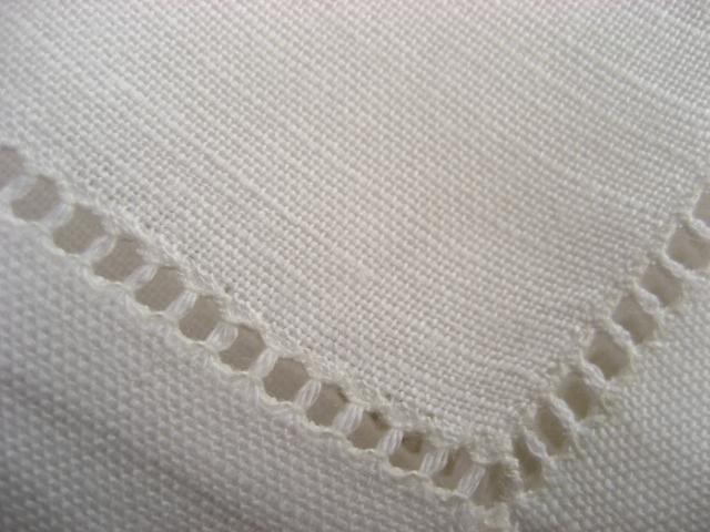Hand-embroidered Handkerchief w/ Initial (55% Hemp)