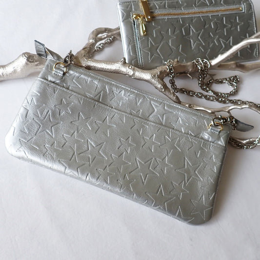 本革ミニクラッチ&チェーン