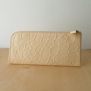 L-Shaped fastener Long wallet (Giraffe)